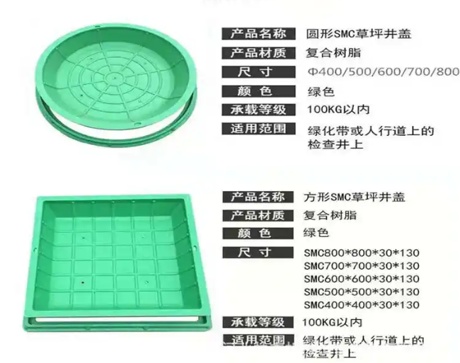 甘谷树脂复合种植井盖展示